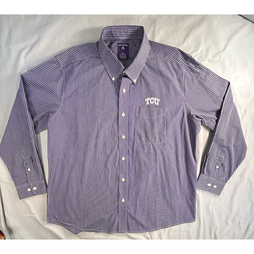 Antigua Texas Christian Horned‎ Frogs Long Sleeve Shirt Men's XXL TCU NCAA